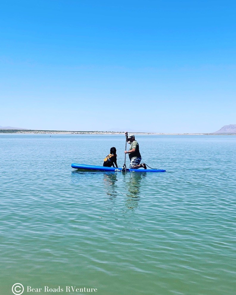 Brix and Ben at Elephant Buttte Lake