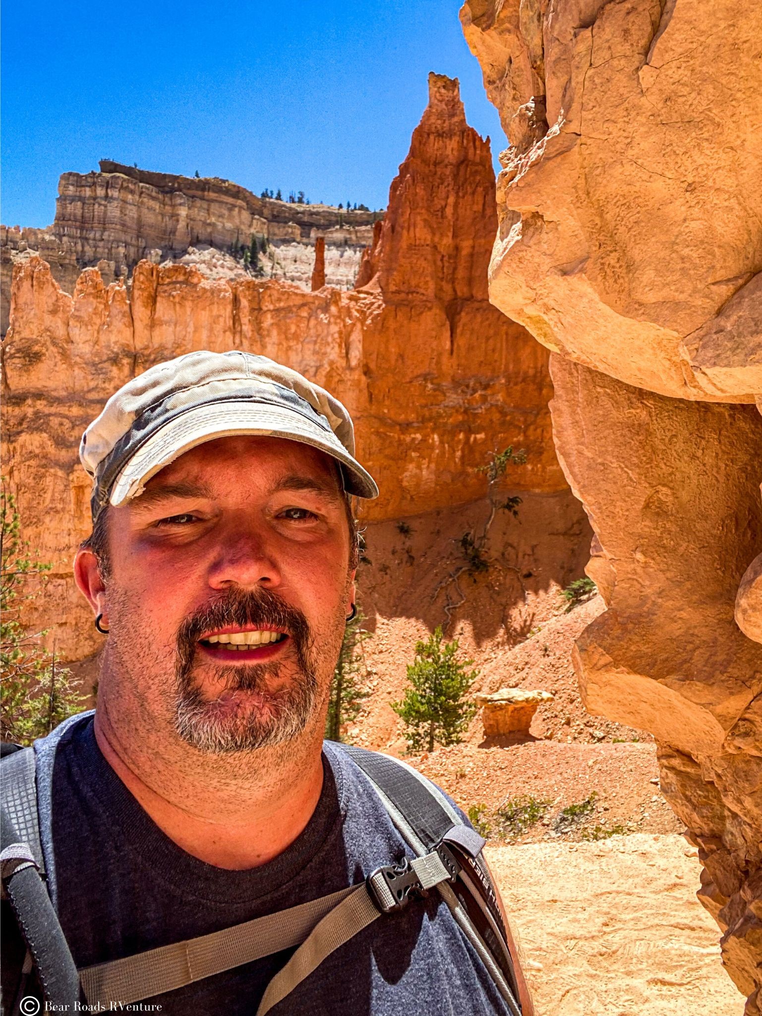 Ben hiking at Bryce Canyon