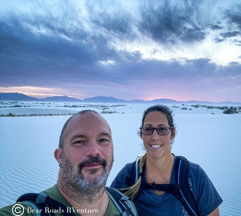 Ben & Dany at White Sands National Park