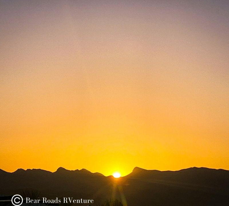 Sunset at South Monticello Area