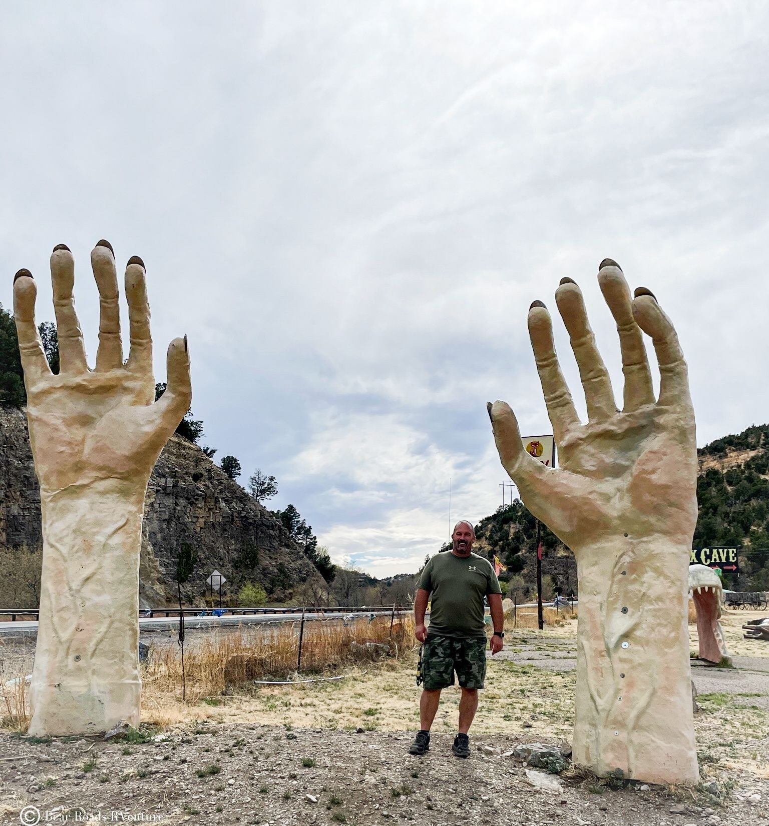 Fox Cave's big hands