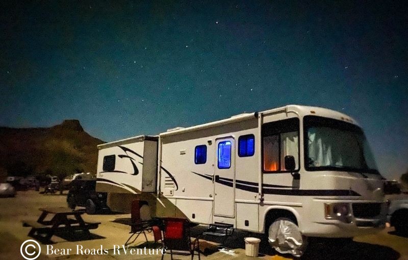 George under the stars