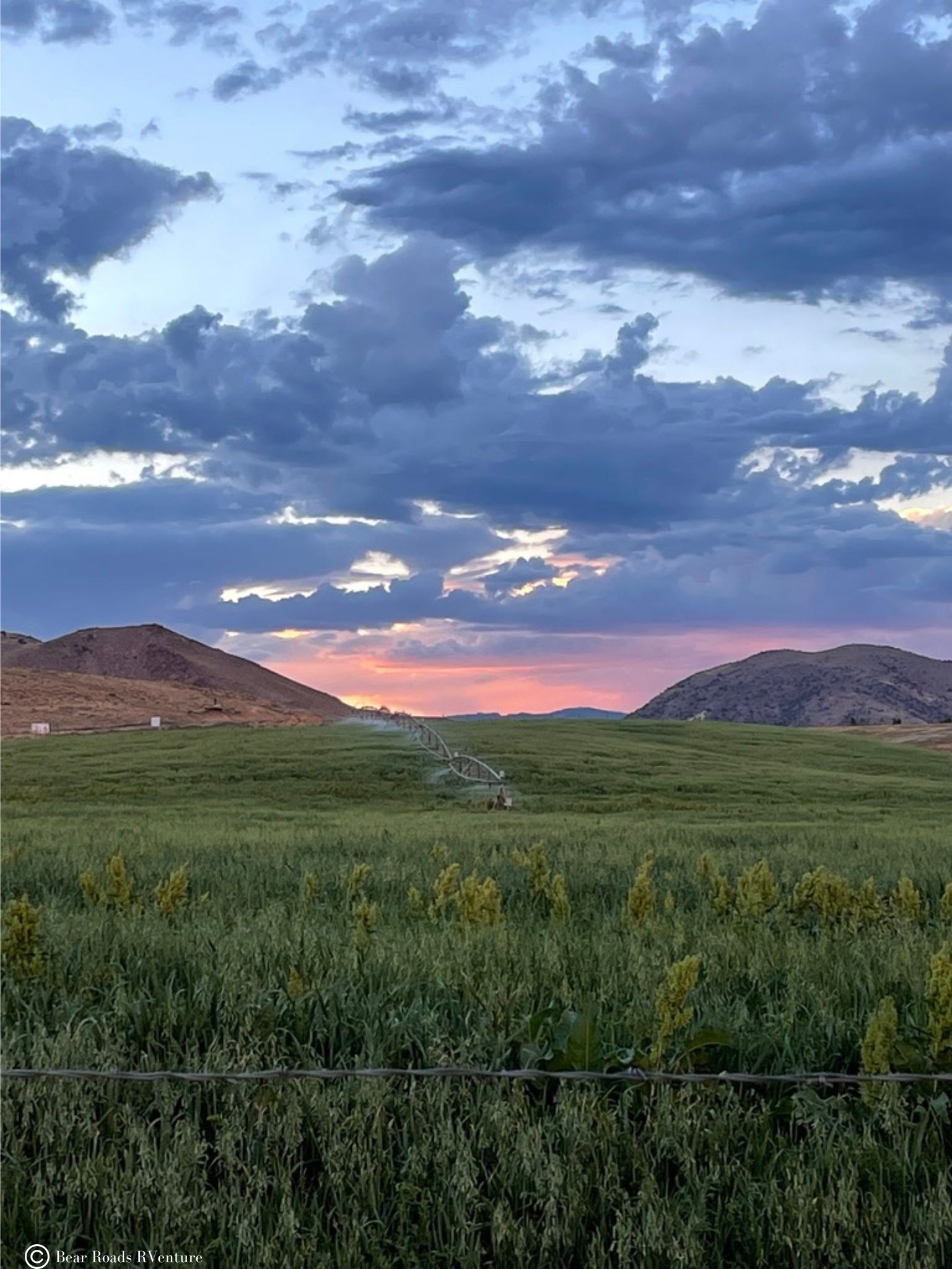 Beautiful sunset Rocyk Ridge Resort Marysvale UT