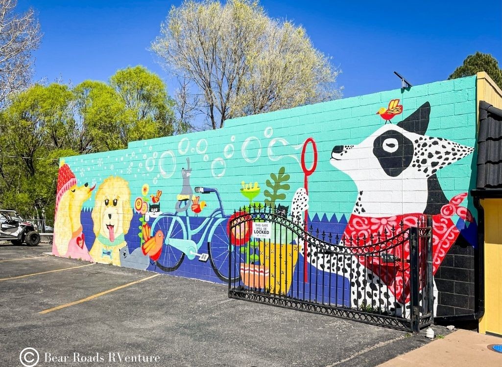 Ruidoso Painted Wall